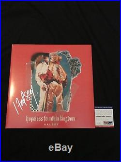 Halsey Signed LP Album Vinyl Hopeless Fountain Kingdom PSA/DNA COA G EAZY