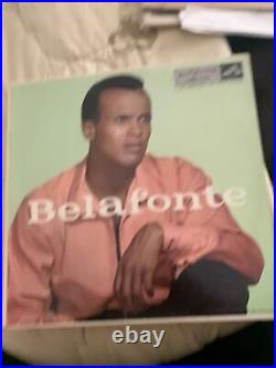 Harry Belafonte Legendary Singer Signed Album Vinyl Record