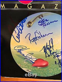 Heart Signed By 6 Magazine Album Vinyl JSA Autographed Rare Ann Wilson Nancy
