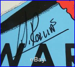 Henry Rollins BLACK FLAG Signed Autograph My War Album Vinyl LP by All 4