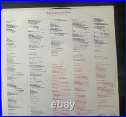 Huey Lewis & The News Small World Lp Album Signed Coa