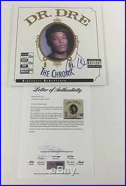 Icon Dr. Dre Signed The Chronic Nwa Album Vinyl Authentic Autograph Psa Rare