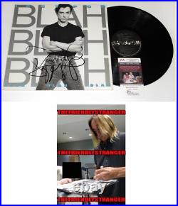IGGY POP signed BLAH BLAH BLAH Vinyl Album LP Autographed Proof JSA COA