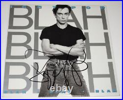 IGGY POP signed BLAH BLAH BLAH Vinyl Album LP Autographed Proof JSA COA