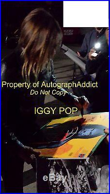 IGGY POP signed Vinyl Album The Stooges The Stooges Proof
