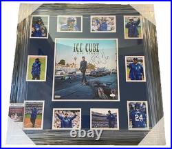 Ice Cube Dodgers Signed Autograph Framed 27x29 MAN DOWN Album Record Vinyl JSA