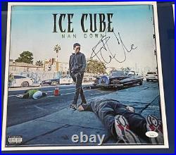 Ice Cube Dodgers Signed Autograph Framed 27x29 MAN DOWN Album Record Vinyl JSA