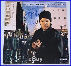 Ice Cube NWA N. W. A. Signed Autograph Amerikkka's Most Wanted Album Vinyl LP