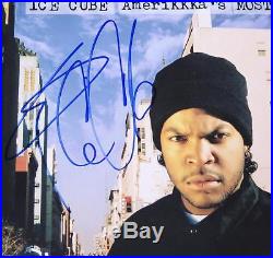 Ice Cube NWA N. W. A. Signed Autograph Amerikkka's Most Wanted Album Vinyl LP