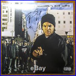 Ice Cube Signed AmeriKKKa's Most Wanted Vinyl Kill At Will Album PROOF JSA COA