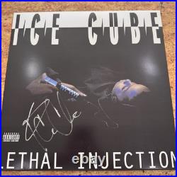 Ice Cube Signed Autographed Lethal Injection Vinyl LP JSA COA