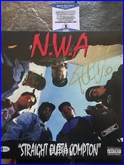 Ice Cube Signed Autographed Vinyl Album NWA Straight Outta Compton Beckett COA