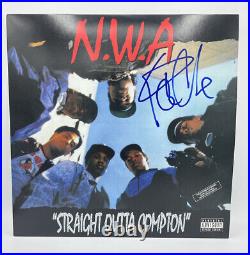 Ice Cube Signed Nwa Straight Outta Compton Album Lp Vinyl Autograph Beckett Coa