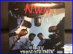 Ice Cube Signed Nwa Vinyl Album Beckett Bas Coa Auto