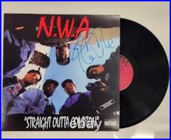 Ice Cube signed vinyl NWA Straight Outta Compton record album LP (A) BAS Beckett