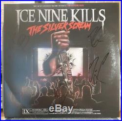 Ice Nine Kills Rock Band Signed Vinyl Record Album The Silver Scream Autographed