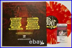 Ice-t Body Count Hand Signed Autographed Manslaughter Vinyl Album Lp +jsa Coa