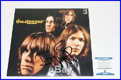 Iggy Pop Signed'the Stooges' Record Album Vinyl Lp Beckett Bas Coa Punk Proof