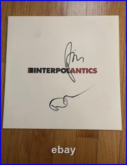 Interpol Band Signed Vinyl Album'Antics' Paul Banks & Daniel Kessler AUTHENTIC