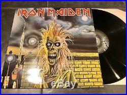 Iron Maiden EMC 3330 1980 SIGNED PROMO 12 Lp Album Vinyl Record & Press Pack