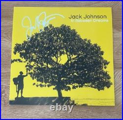 JACK JOHNSON signed vinyl album IN BETWEEN DREAMS COA