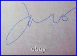 JACO PASTORIUS Signed Autograph Auto Invitation Album Vinyl Record LP JSA BAS