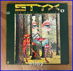 JAMES YOUNG signed vinyl album STYX THE GRAND ILLUSION COA 2