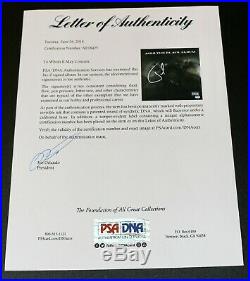 JAY-Z SEAN Carter FRAMED SIGNED THE BLACK ALBUM VINYL LP ALBUM AUTOGRAPH PSA JSA