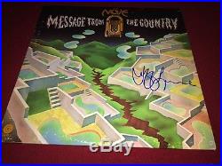 Jeff Lynne Signed Vinyl Lp Album The Move Message From The Country Elo Proof