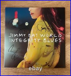 JIMMY EAT WORLD signed vinyl album INTEGRITY BLUES 1