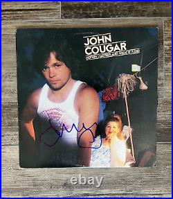 JOHN MELLENCAMP signed vinyl album NOTHIN' MATTERS AND WHAT IF IT DID 1