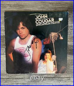 JOHN MELLENCAMP signed vinyl album NOTHIN' MATTERS AND WHAT IF IT DID 6