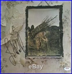 JOHN PAUL JONES Signed Autograph LED ZEPPELIN STAIRWAY Vinyl Record Album PSA