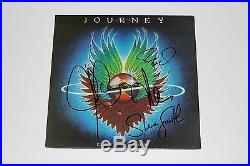 JOURNEY BAND SIGNED'EVOLUTION' VINYL ALBUM COVER AUTHENTIC X4 withCOA PROOF