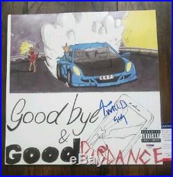 JUICE WRLD SIGNED AUTO GOODBYE & GOOD RIDDANCE ALBUM VINYL LP with COA PSA PROOF