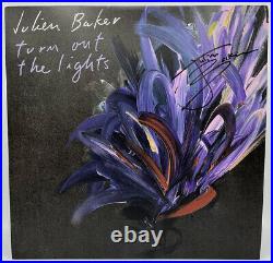 JULIEN BAKER SIGNED AUTOGRAPH TURN OUT THE LIGHTS ALBUM VINYL LP withEXACT PROOF