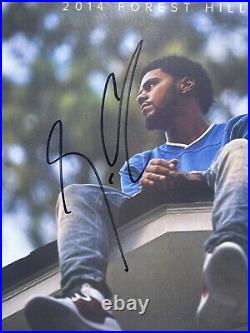 J Cole Signed Autographed 2014 Forest Hills Drive Vinyl Album Psa/Dna Coa