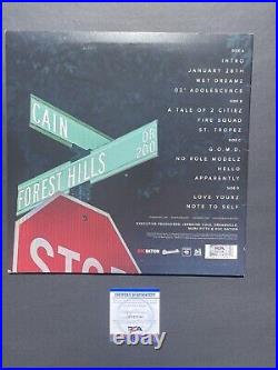 J Cole Signed Autographed 2014 Forest Hills Drive Vinyl Album Psa/Dna Coa
