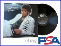 Jaafar Jackson Signed Michael Jackson Thriller Epic Records LP Vinyl Album PSA