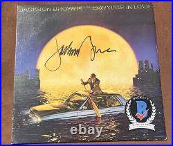 Jackson Browne Signed Lawyers In Love Vinyl Album Autograph Beckett Bas Coa