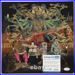 Jamie Hewlett & Damon Albarn Signed The Mountain Vinyl Record Album Cover (ACOA)