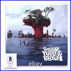 Jamie Hewlett Signed Plastic Beach Gorillaz Album Vinyl Comic Artist Creator Bas