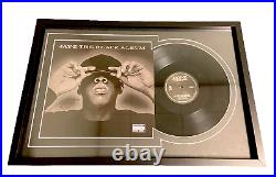 Jay-z Signed Framed The Black Album Vinyl Lp Autograph Beckett Bas
