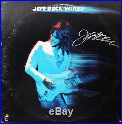 Jeff Beck Wired Authentic Signed Album Cover With Vinyl Autographed JSA #X75825