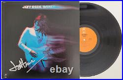 Jeff Beck signed Wired album vinyl record COA exact proof autographed