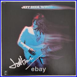 Jeff Beck signed Wired album vinyl record COA exact proof autographed
