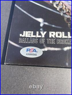 Jelly Roll Signed Autographed Ballads Of The Broken Vinyl Album Psa/Dna Coa