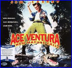 Jim Carrey Ace Ventura When Nature Calls Autographed Album Vinyl BAS B81823