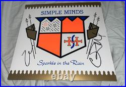 Jim Kerr & Charlie Burchill Simple Minds Signed Vinyl Album With Proof