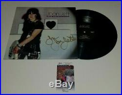 Joan Jett Hand Signed Bad Reputation Vinyl Album Lp With Jsa Coa